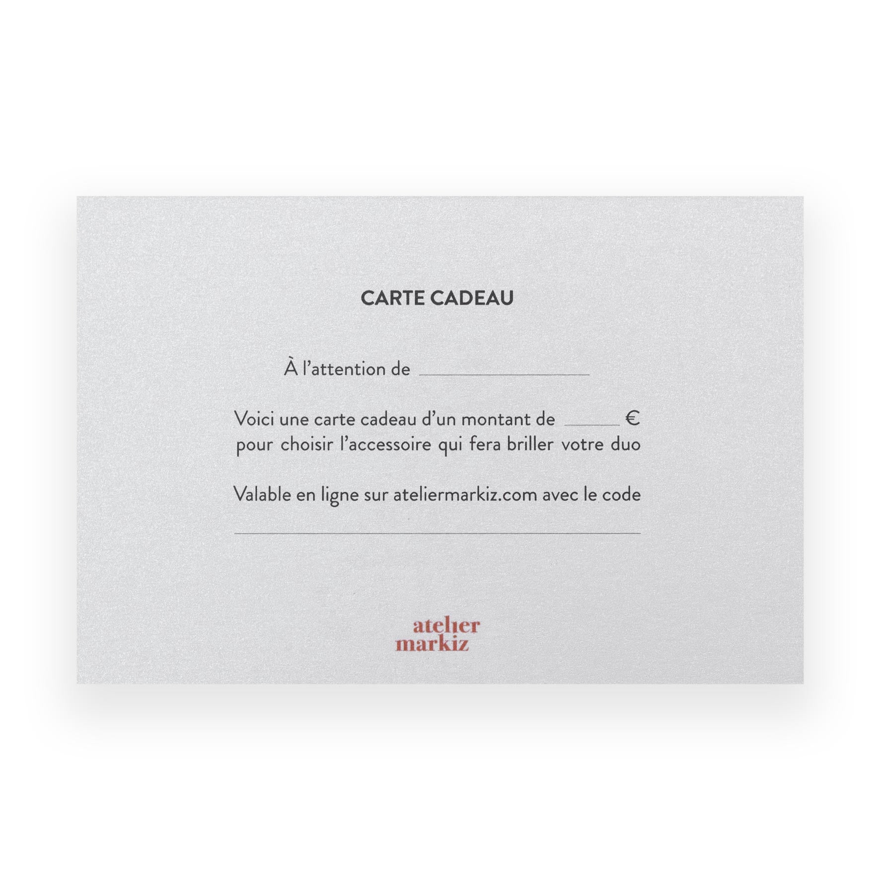 Carte cadeau