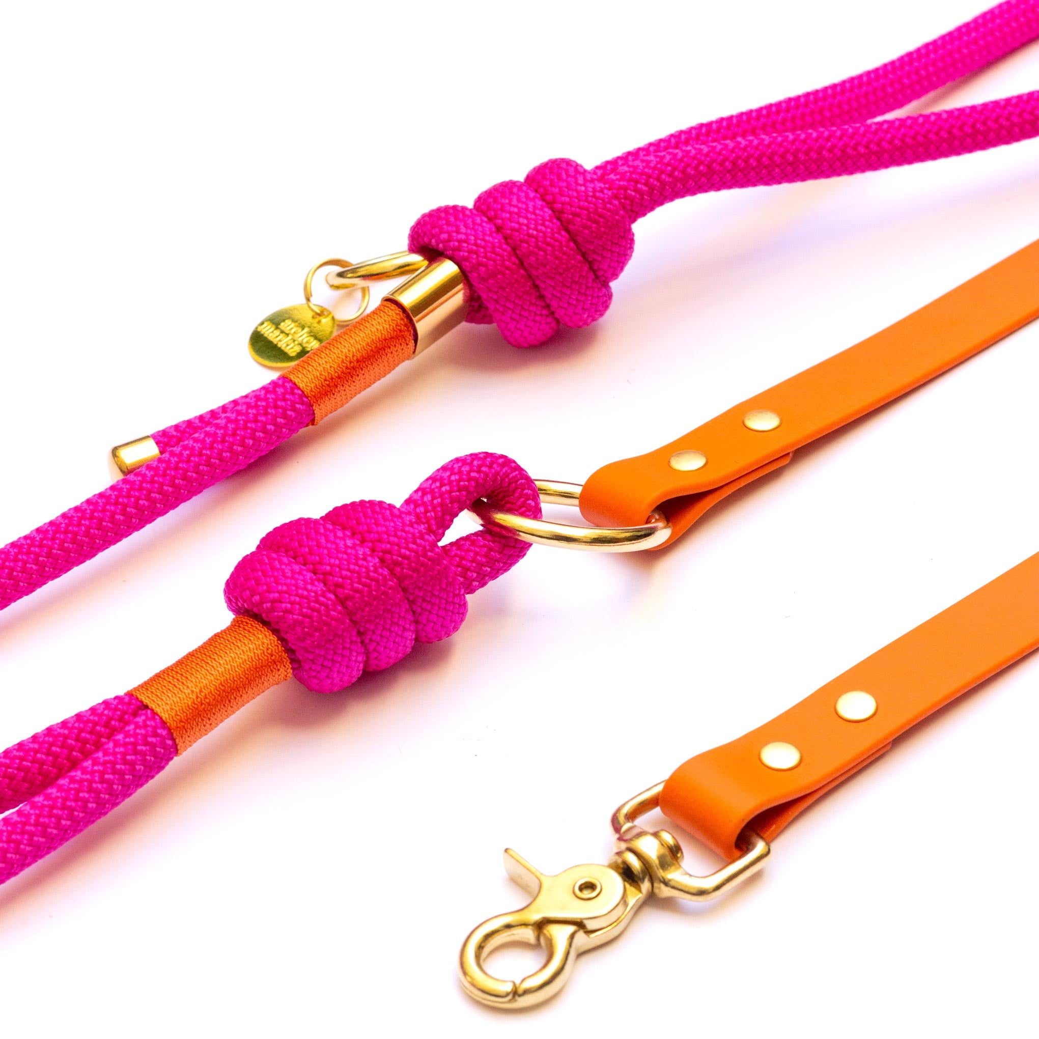 Laisse mains libres corde x Biothane Ibiza