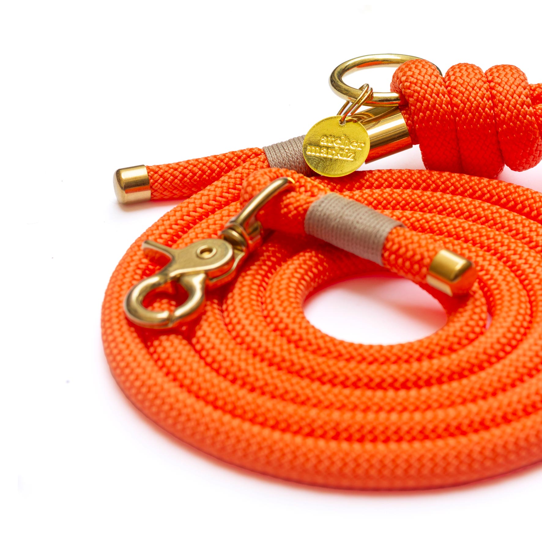 Orange leash