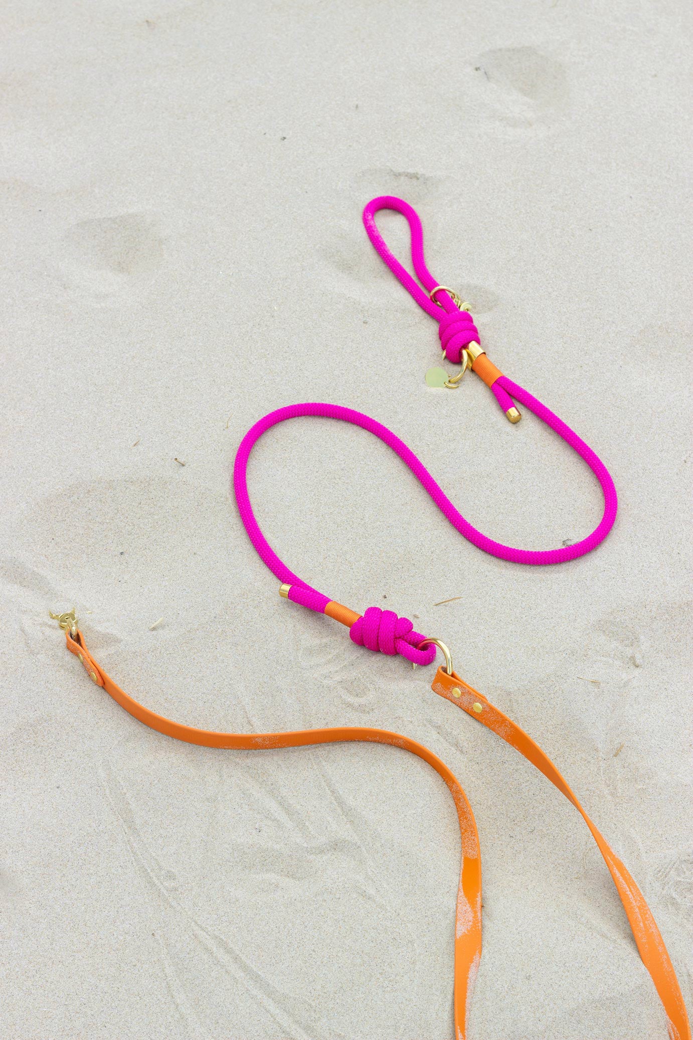 Laisse mains libres corde x Biothane Ibiza