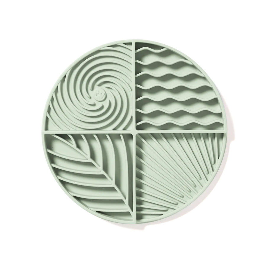 Tapis de léchage vert clair