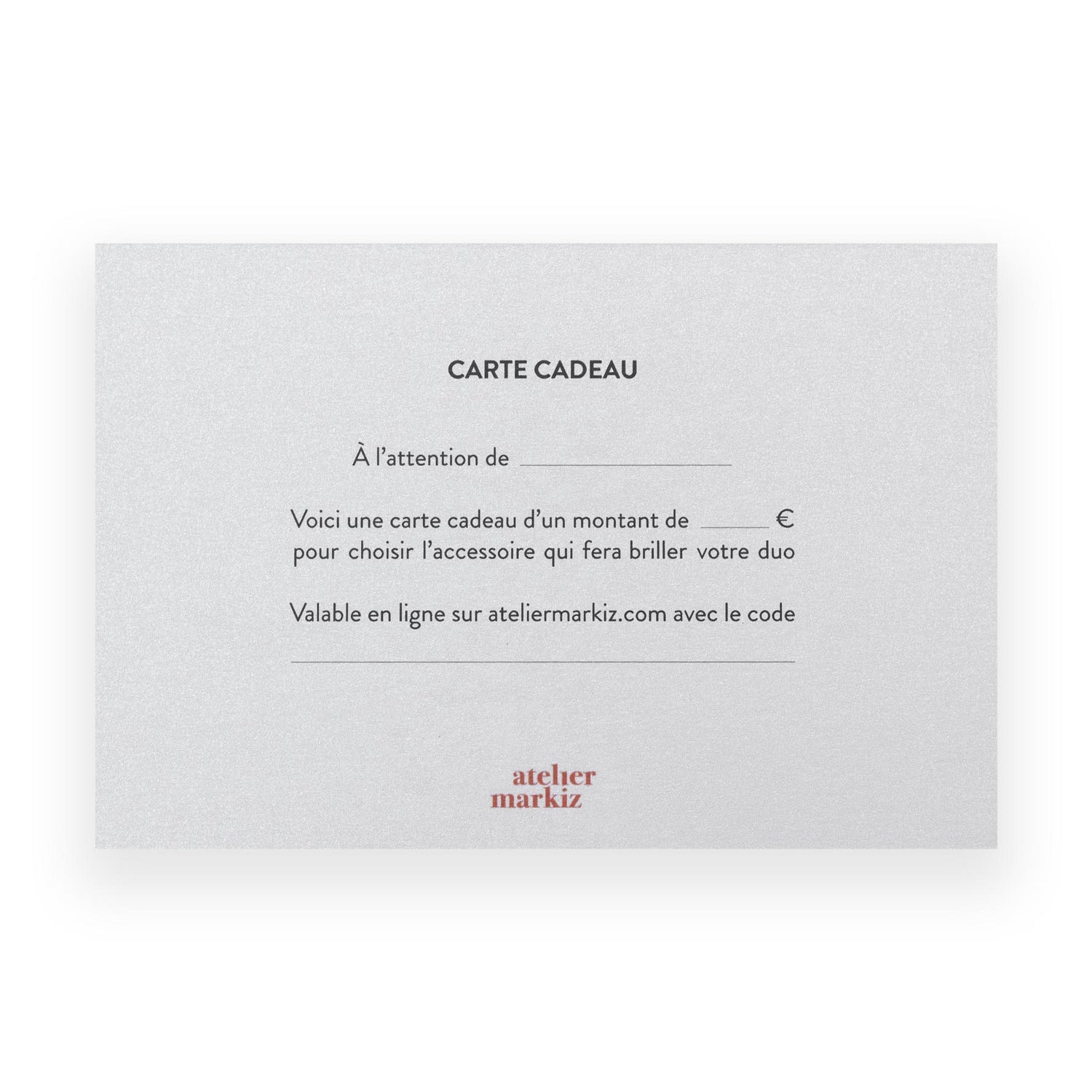 Carte cadeau