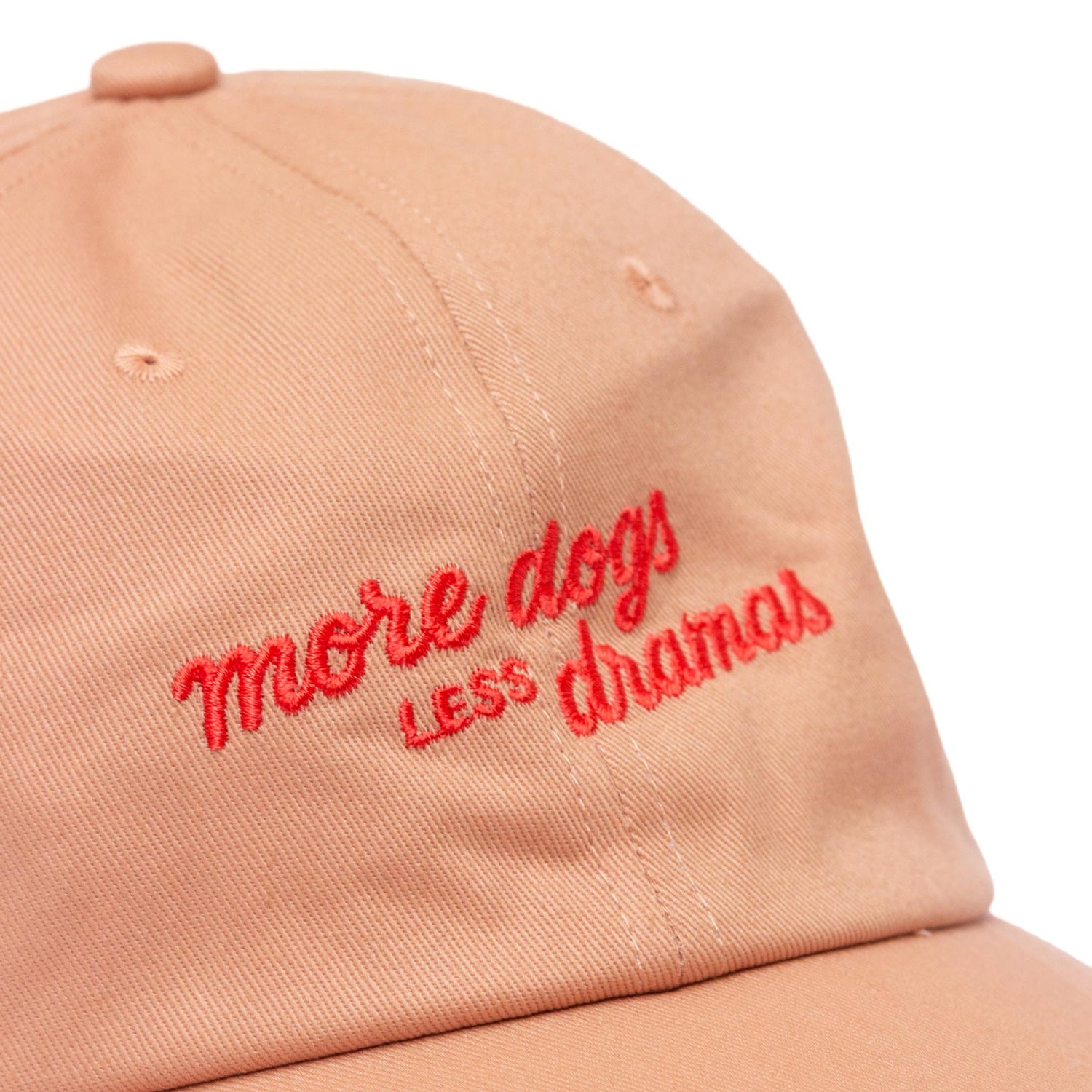 Casquette More Dogs Less Dramas