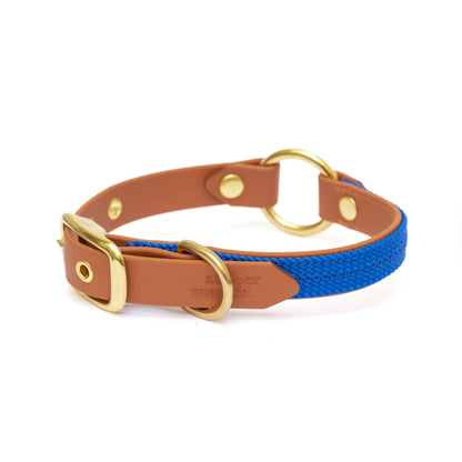 Collier plat Bleu Éléctrique
