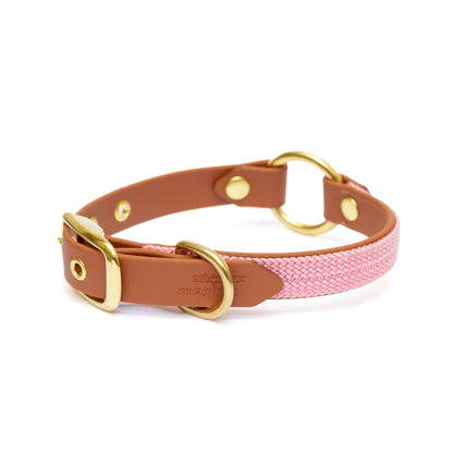 Collier plat Rose Pastel