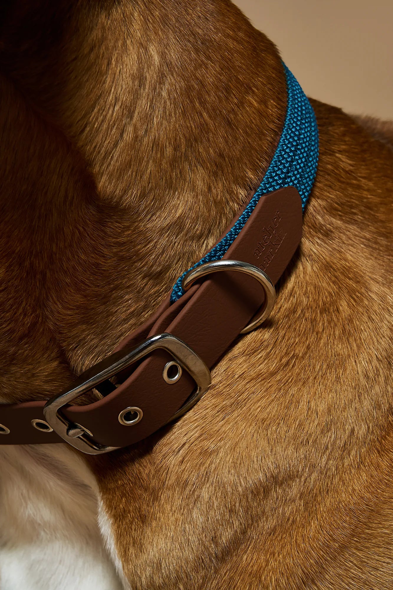 Collier plat Denim