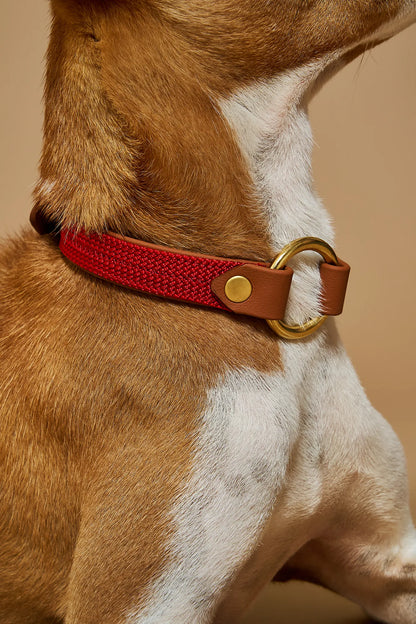Collier plat Rouge