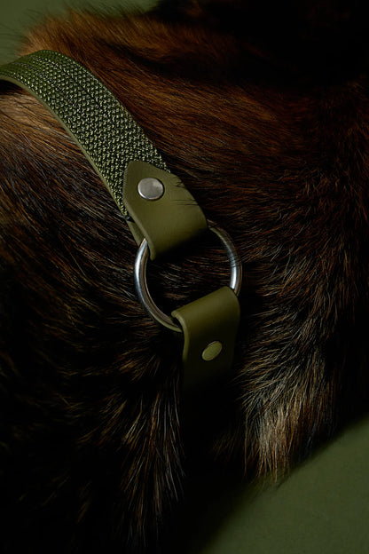 Collier plat Kaki