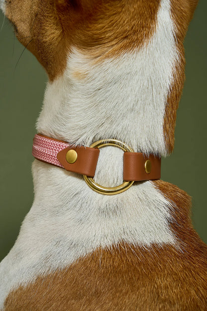 Collier plat Rose Pastel