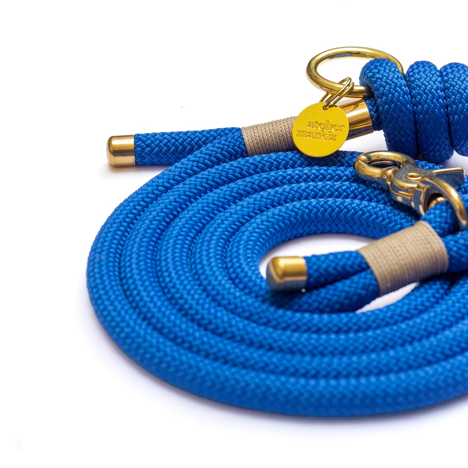 Electric blue leash