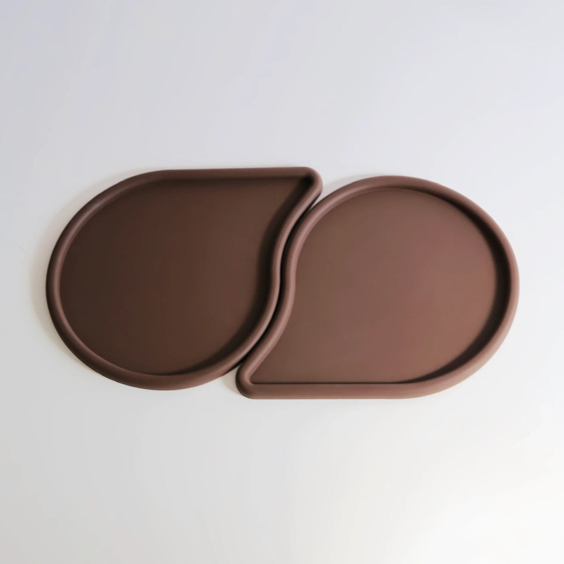 Tapis de gamelle en silicone marron