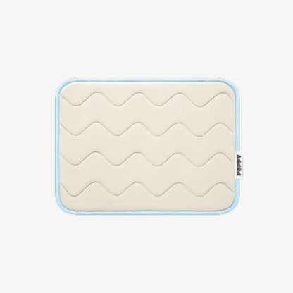 Tapis rafraîchissant à mémoire de forme beige